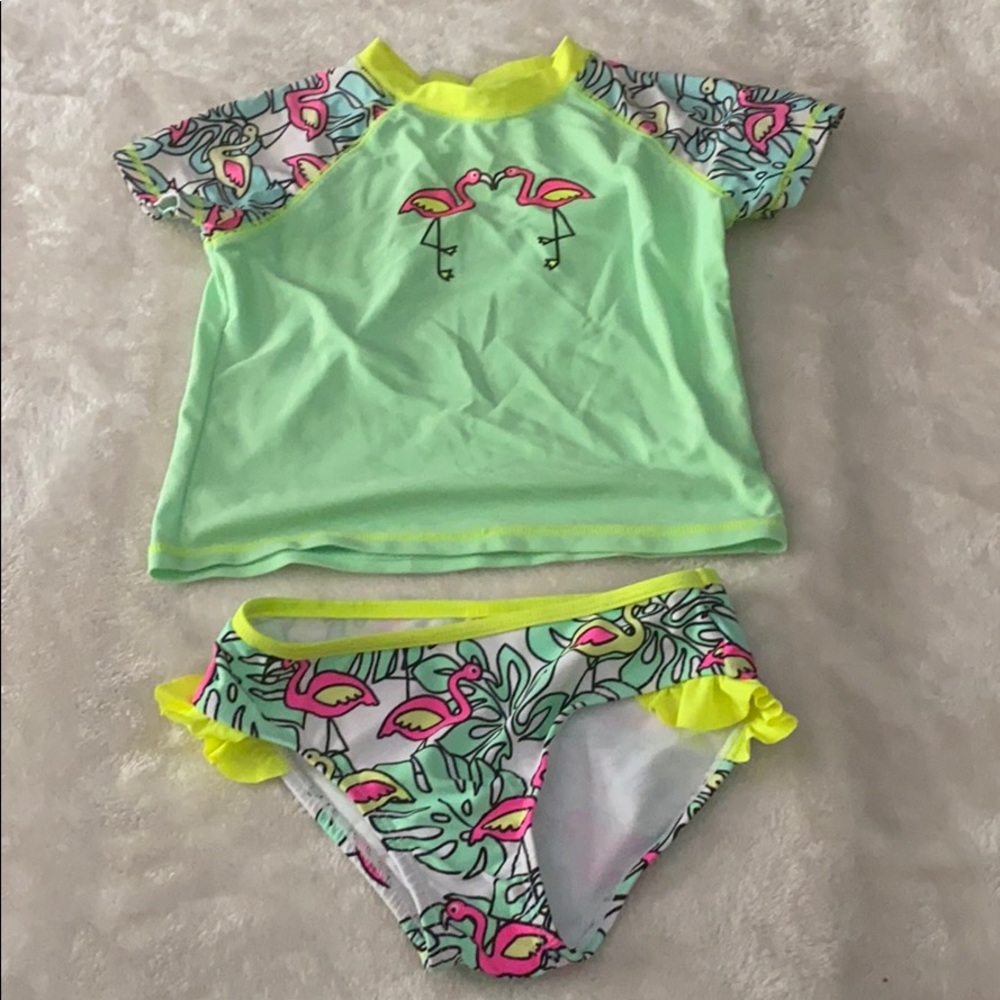 Rash guard swim set